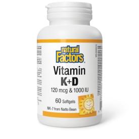 Vit K&D3 120 Mcg/1000iu sg 60