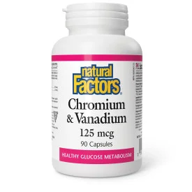 Chromium & Vanadium125 mcg 90 Capsules
