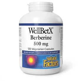 WellbetX Berberine 500mg 120 Capsules